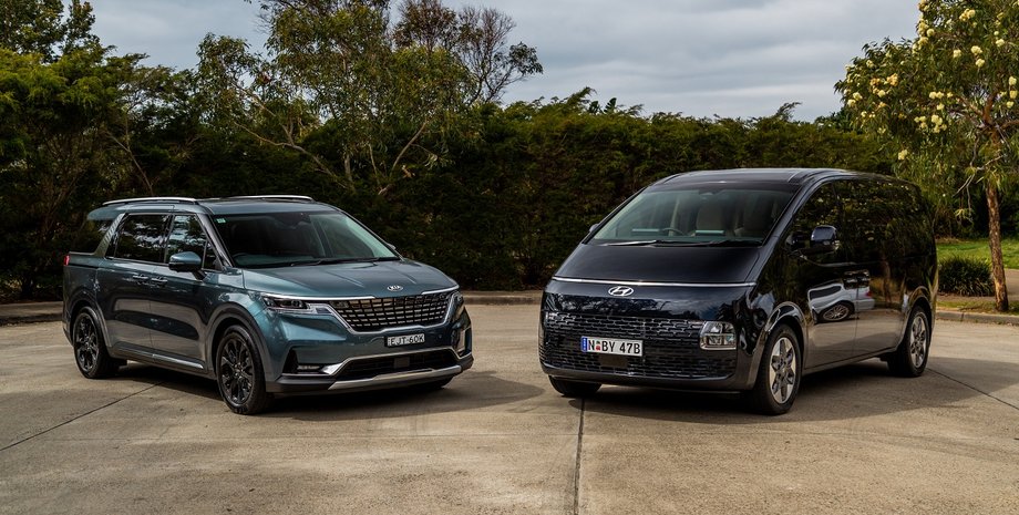 Hyundai Staria Kia Carnival, семейные минивэны, новые минивэны, Volkswagen ID.Buzz, Lexus LM, Toyota Sienna