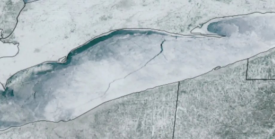 озеро Ері тріщина