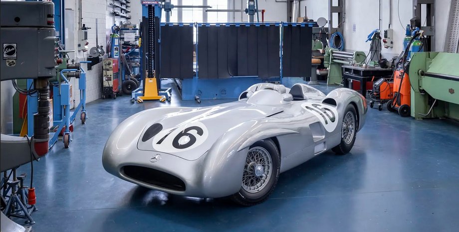 Mercedes W196, Mercedes W196 1954, Mercedes W196 Stromlinienwagen, болид Mercedes