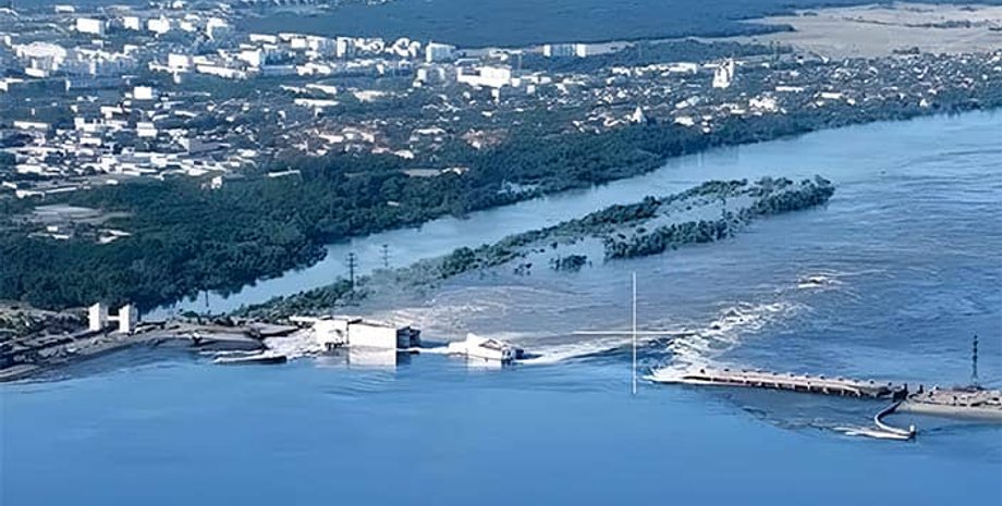 Каховська ГЕС, підрив дамби Каховської ГЕС, Каховська гідроелектростанція