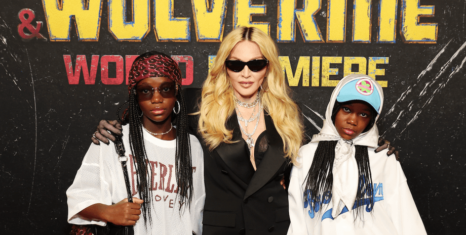 Мадонна з доньками, дочки мадонни, естер та стелла, премʼєра дедпул і росомаха, діти мадонни