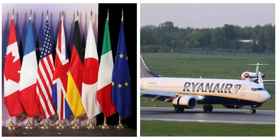 g7, Беларусь, санкции против беларуси, задержание протасевича