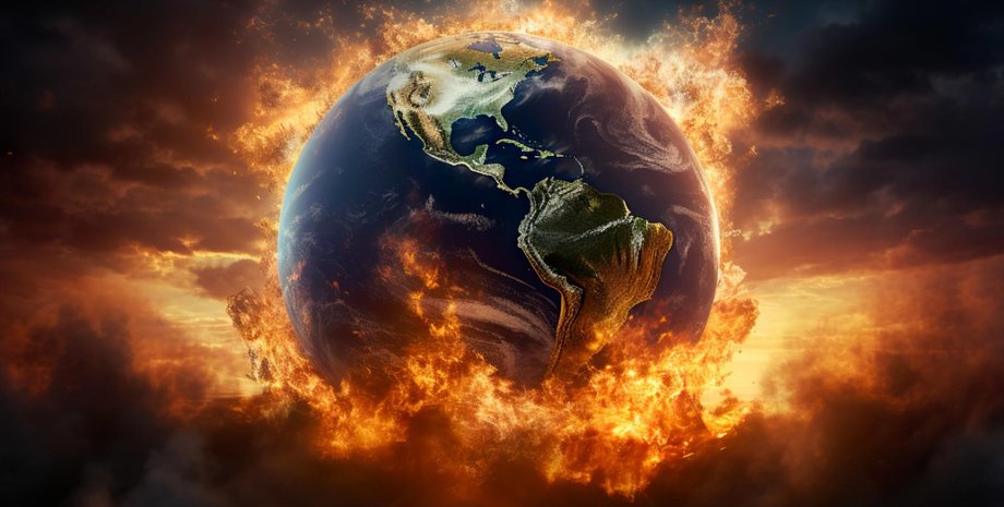 жара на земле