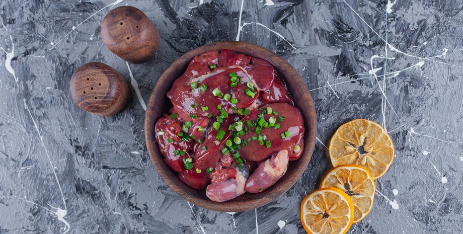 куриная печень, продукты