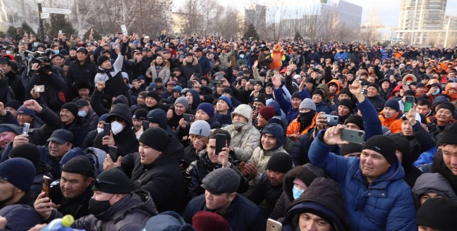 протесты в Казахстане