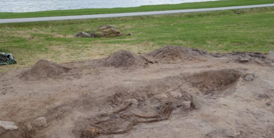 раскопки захоронения