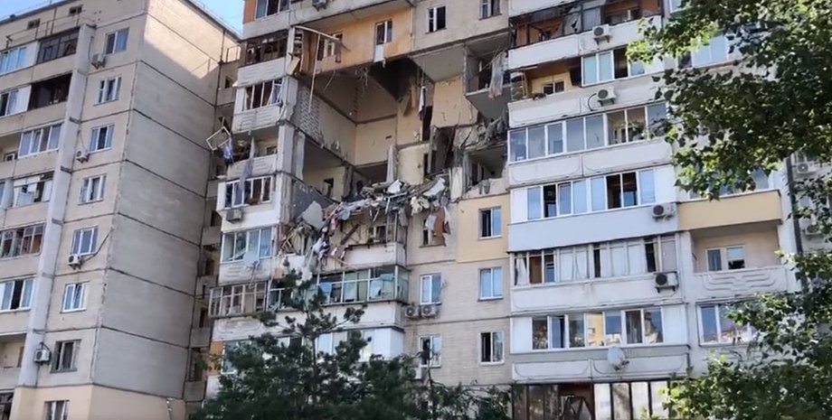 Киев, Позняки, дом, взрыв,