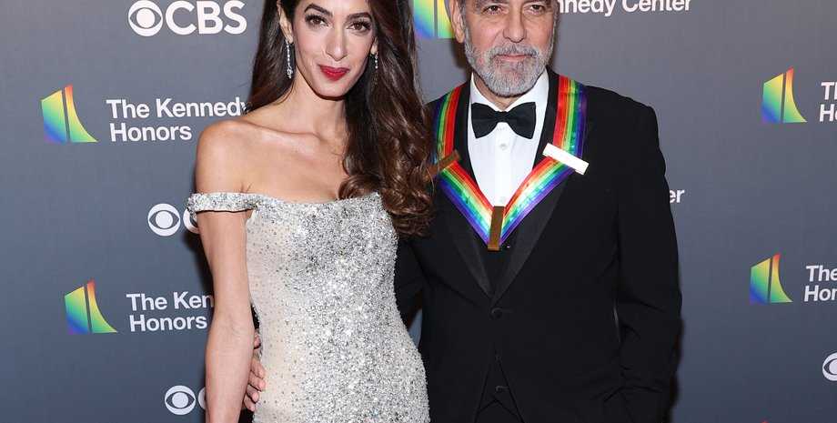 Амаль и Джордж Клуни, Амаль и Джордж Клуни на премии в центре кеннеди, Амаль и Джордж Клуни дети