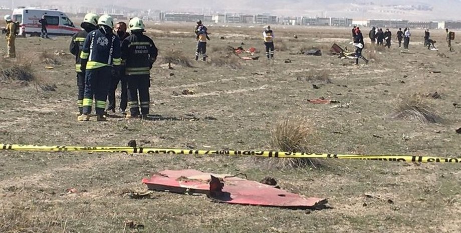 Турция, истребитель, авария, крушение,