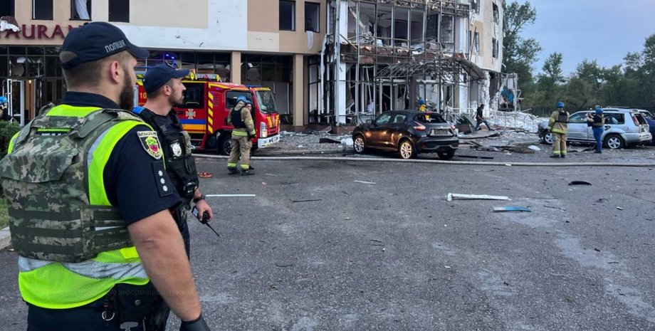 удар по запорожью