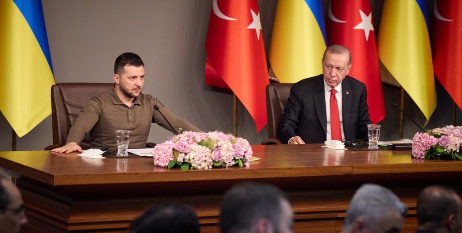 Владимир Зеленский и Реджеп Тайип Эрдоган
