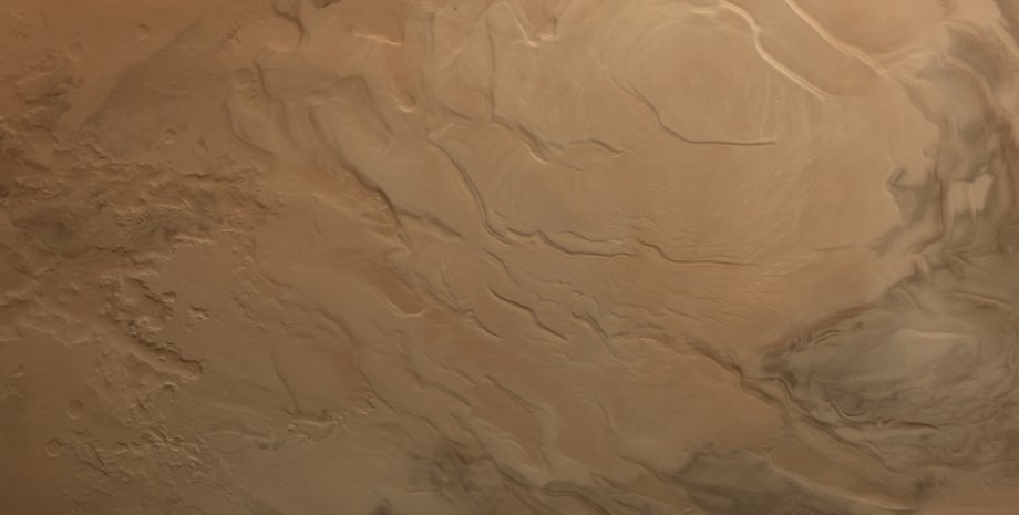 южный полюс, Марс, фото