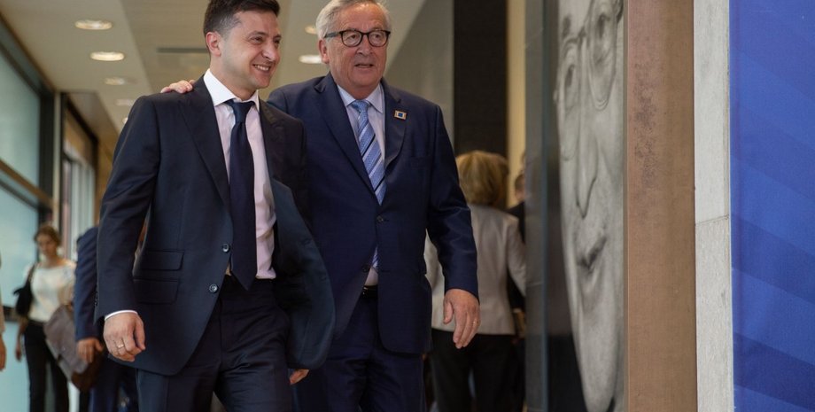 Владимир Зеленский и Жан-Клод Юнкер / Фото: twitter/APUkraine
