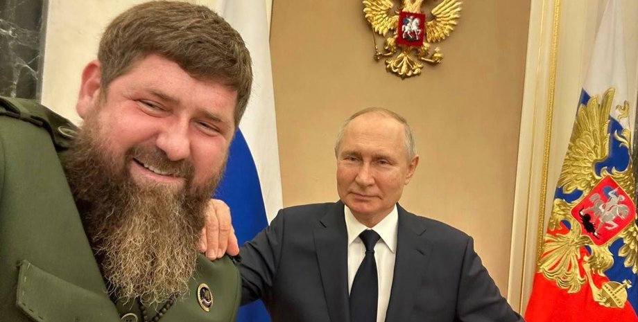 Рамзан Кадиров і Володимир Путін