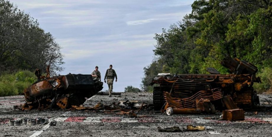 брошенная техника, херсон, россияне, отход вс рф