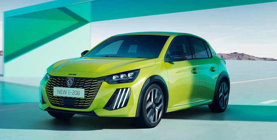 Peugeot 208 2024, Peugeot 208, новый Peugeot 208, электромобиль Peugeot 208