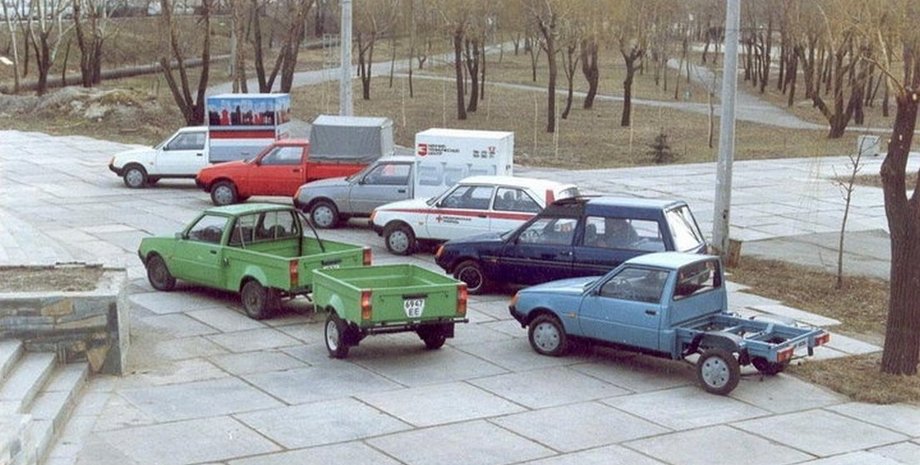 ЗАЗ Таврия, ЗАЗ-1102 Таврия, ЗАЗ-1102, кабриолет Таврия, пикап Таврия, электромобиль Таврия