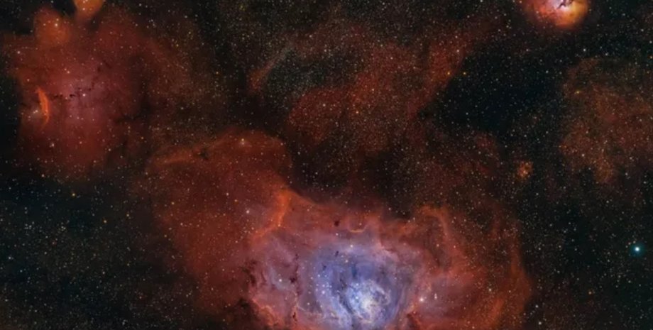 туманность Лагуна Тройная туманность