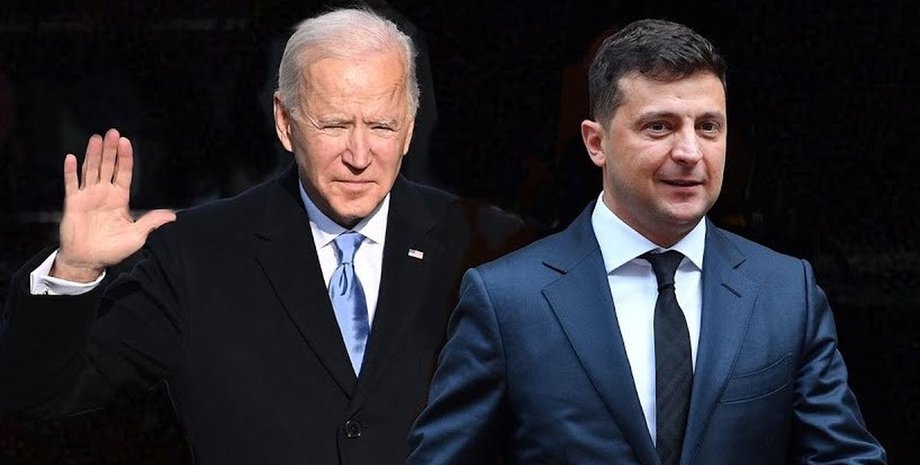 Зеленский, Байден, США, визит