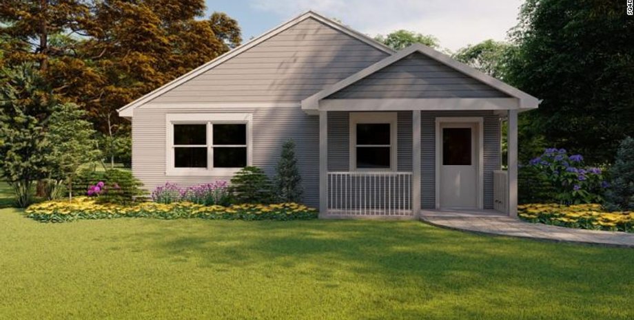 будинок, 3-d принтер, надрукований, житловий будинок, сша