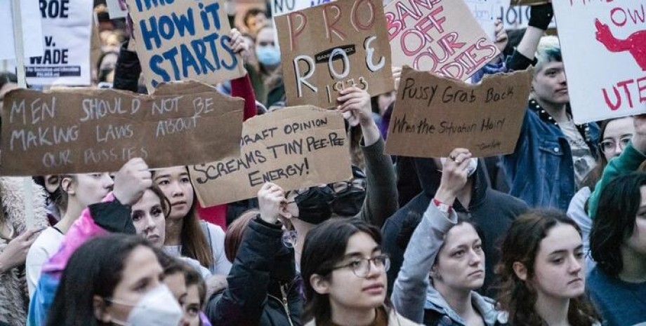 протесты за аборт сша, протест за аборт, митинг за аборт сша