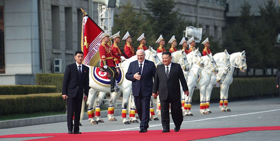 Олександр лукашенко ким чен Ин