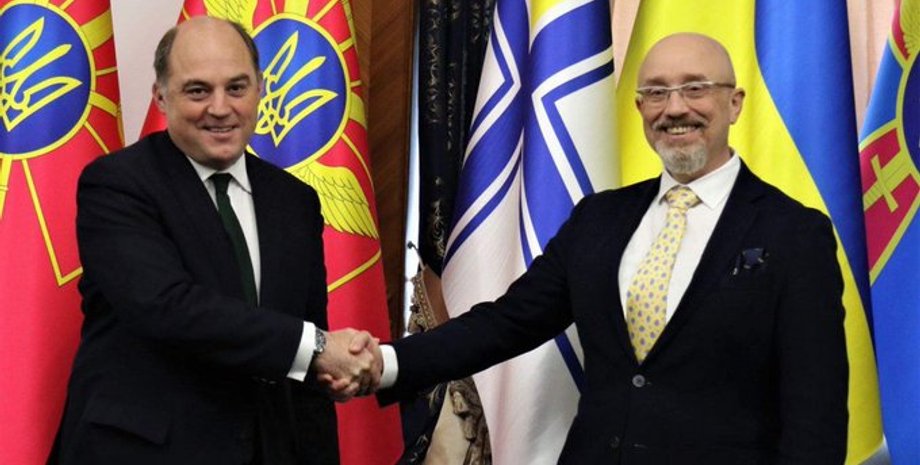 Бен Уоллес, Алексей Резников, министры обороны Украины, министры обороны Великобритании