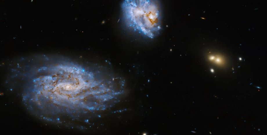 галактики, Arp 300, телескоп Хаббл