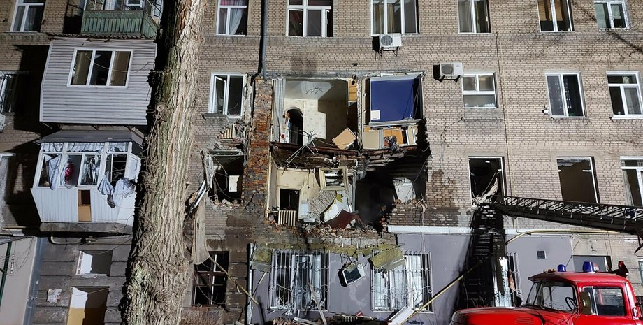 Взрыв газа в Запорожье