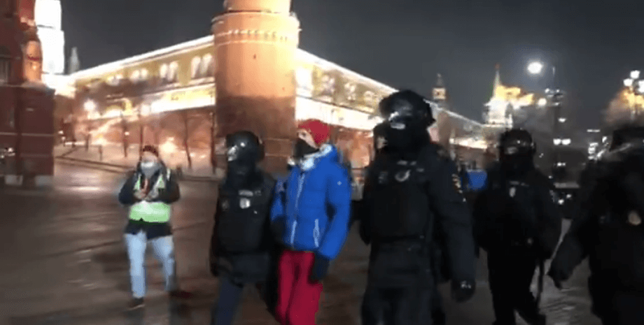 митинг, москва, задержание, навальный, омон