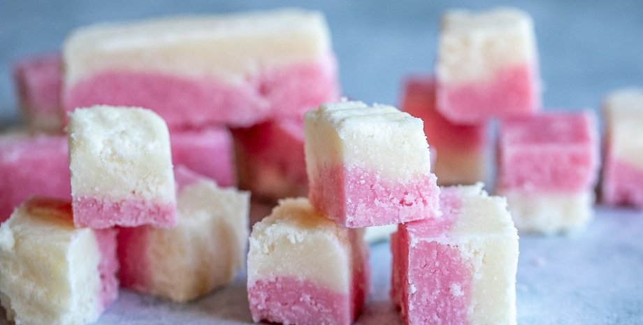 Домашние конфеты, Кокосовый лед, конфеты из кокоса, вегетарианские конфеты, вегатарианские сладости