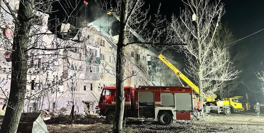 Славянск, война в Украине, взрыв, фото