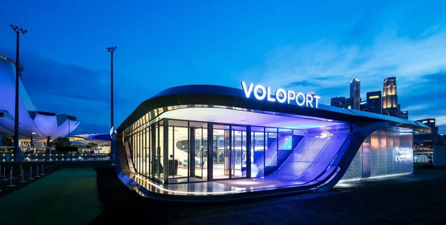 Прототип VoloPort в Сингапуре. Фото: Nikolay Kazakov