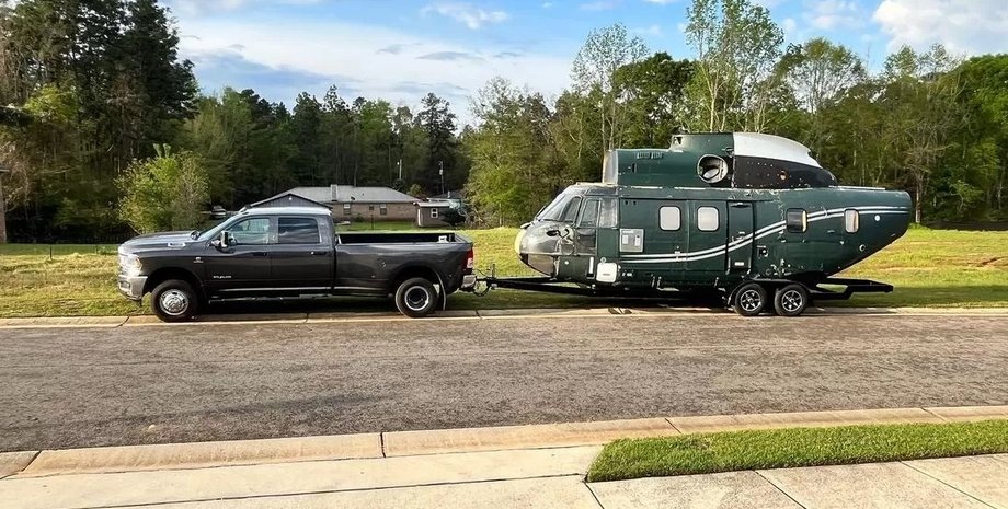 вертоліт будинок на колесах, будинок на колесах, Aerospatiale SA 330 Puma, вертоліт Puma