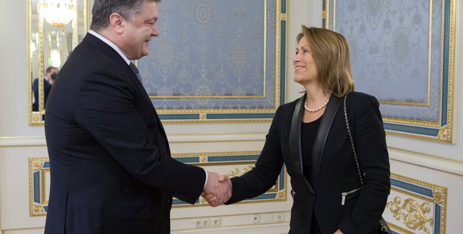 Петр Порошенко и Грете Фаремо / Фото: Пресс-служба президента