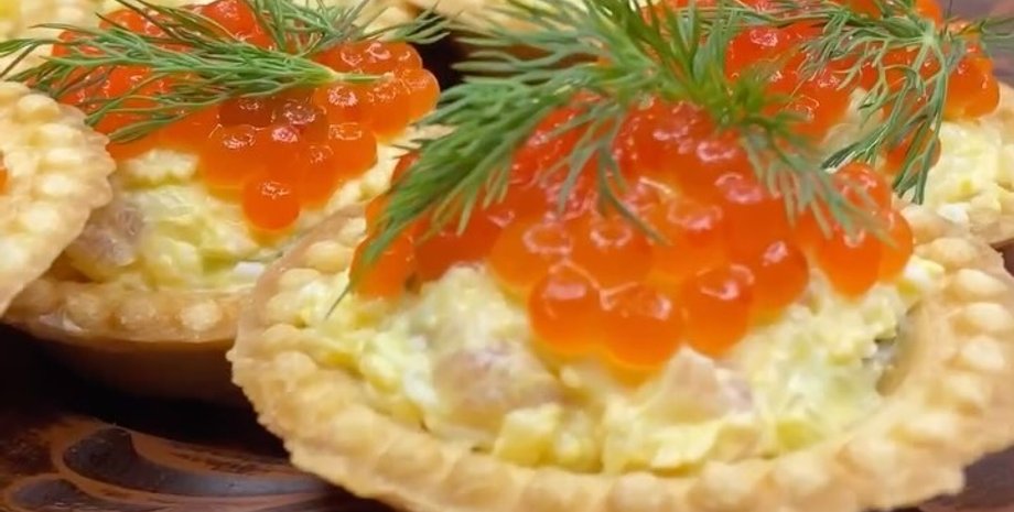 тарталетки, закуска, еда