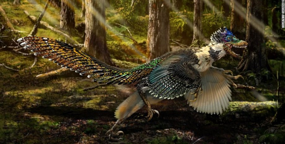 "Фоторобот" динозавра (работа художника Чжуан Чжао)