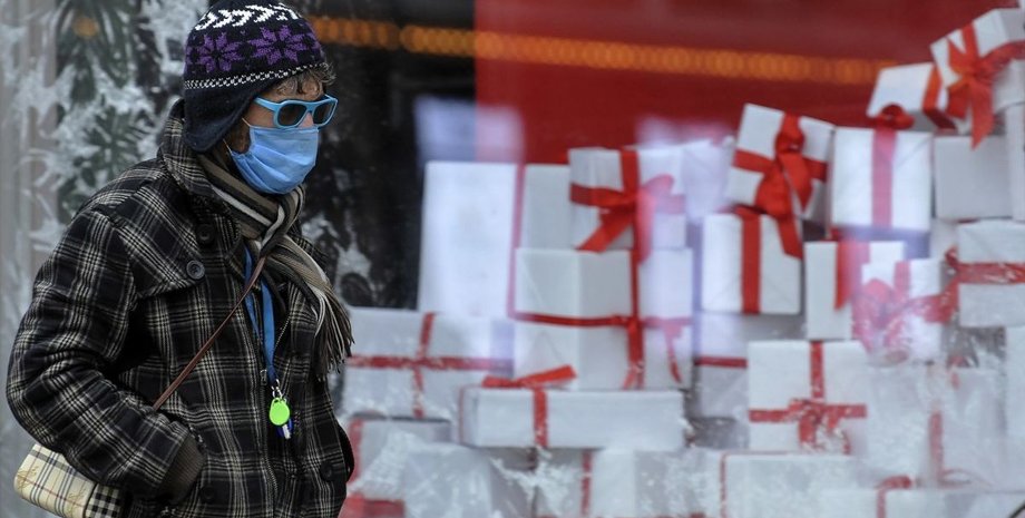 коронавирус, украина, человек в маске