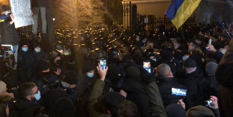 Полиция, Киев, Офис президента, Марш достоинства, Андрей Ермак, Владимир Зеленский