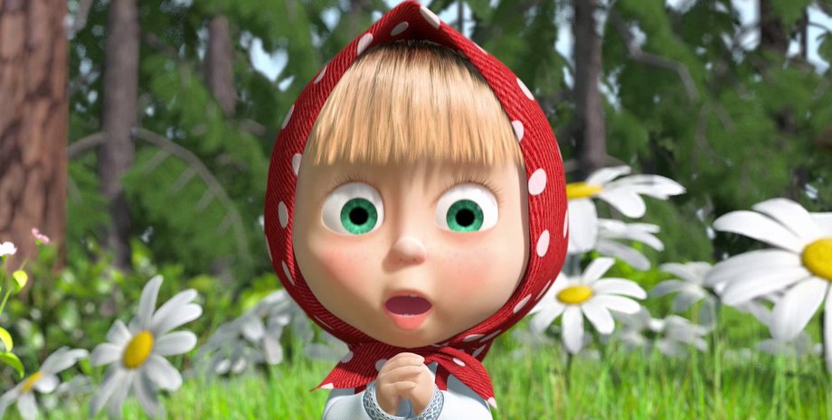 Кадр из мультфильма "Маша и медведь"