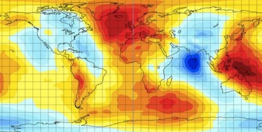 гравитационная дыра Индийский океан гравитационная дыра Индийский океан