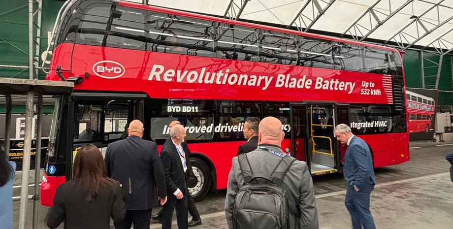 Лондонський автобус, лондонські автобуси, BYD BD11