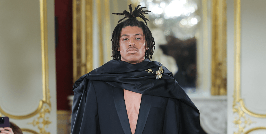 Генри Гюнтер, сын гайди клум, сын певца Сила, дочь гайди клум, неделя моды в Париже, подиум, показ мод