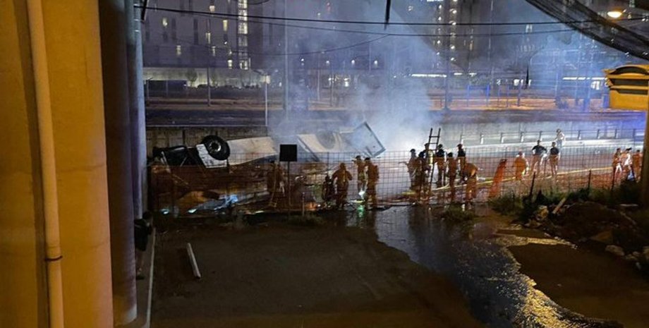 Автобус, міст, Венеція, Італія, аварія, ДТП, українці