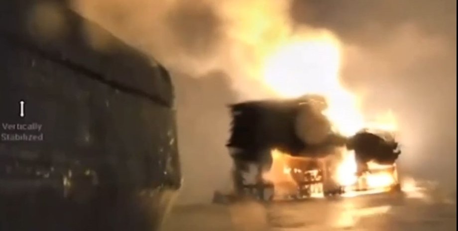 Газовая платформа, Крым, морские дроны, взрыв, фото