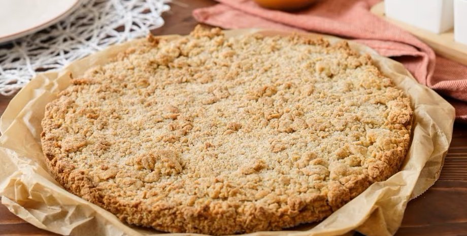 Пирог Фреголотта на сковороде, итальянская выпечка, рецепт выпечки, простой пирог