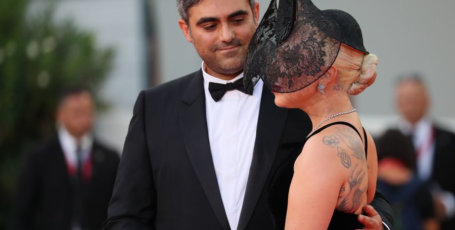 Леди Гага и ее жених Майкл Полански, Венецианский кинофестиваль