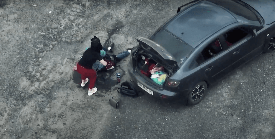 Місце злочину в Ізюмі