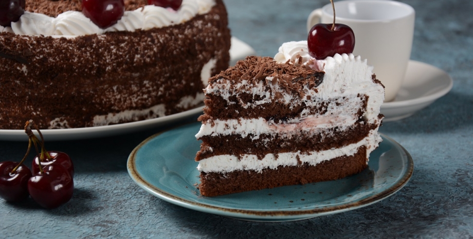 Торт "Вишня в шоколаді", торт, торт рецепт