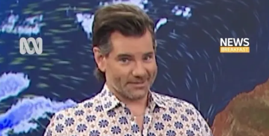 Ведущего прогноза погоды Нейта Бирна охватила паника, прогноз погоды, курьезы в прямом эфире